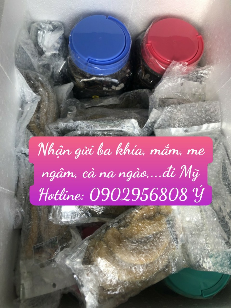 gửi thực phẩm đi Mỹ tại An Giang