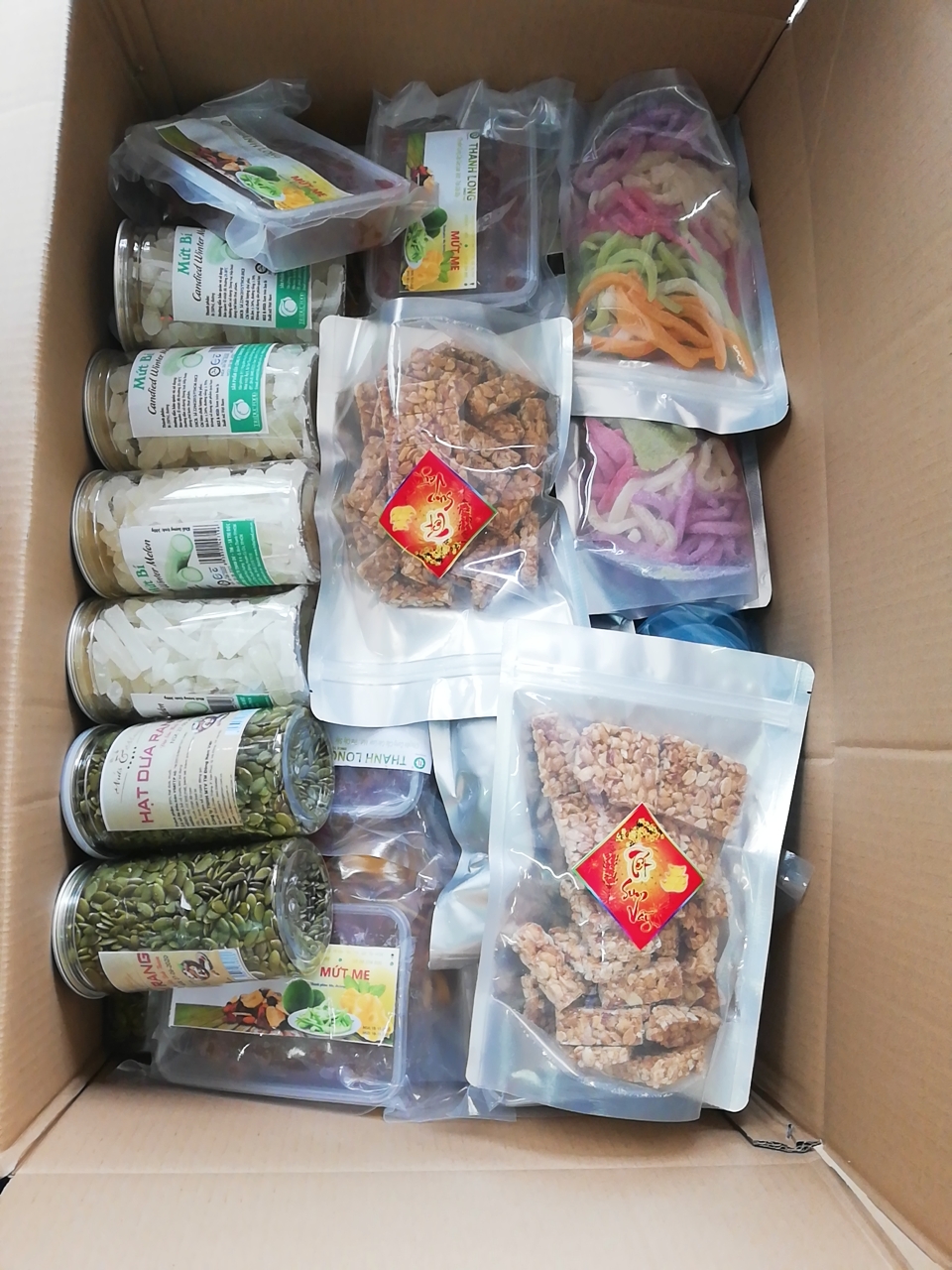 gửi thực phẩm đi Mỹ tại An Giang