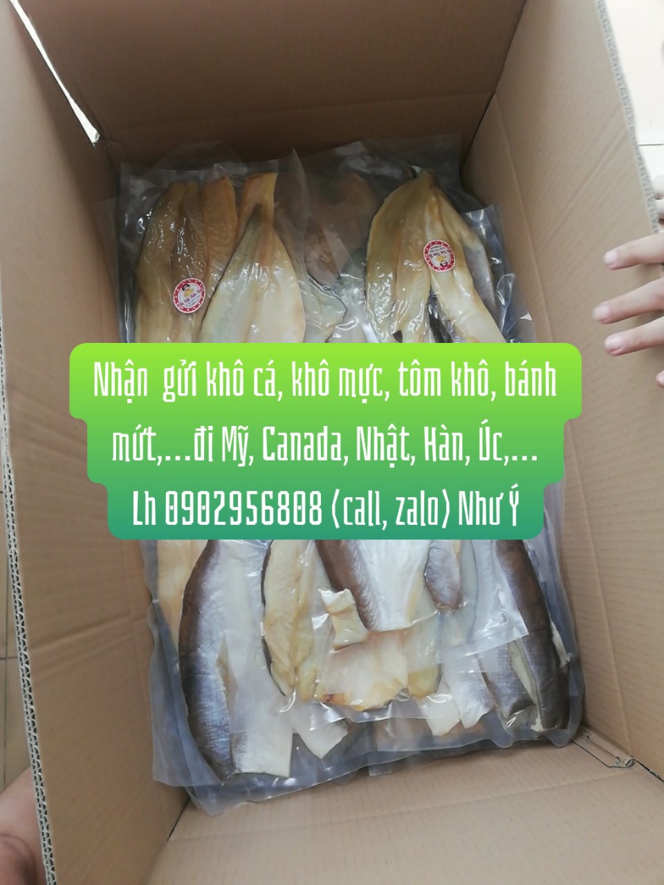 Vận chuyển khô cá đi Mỹ