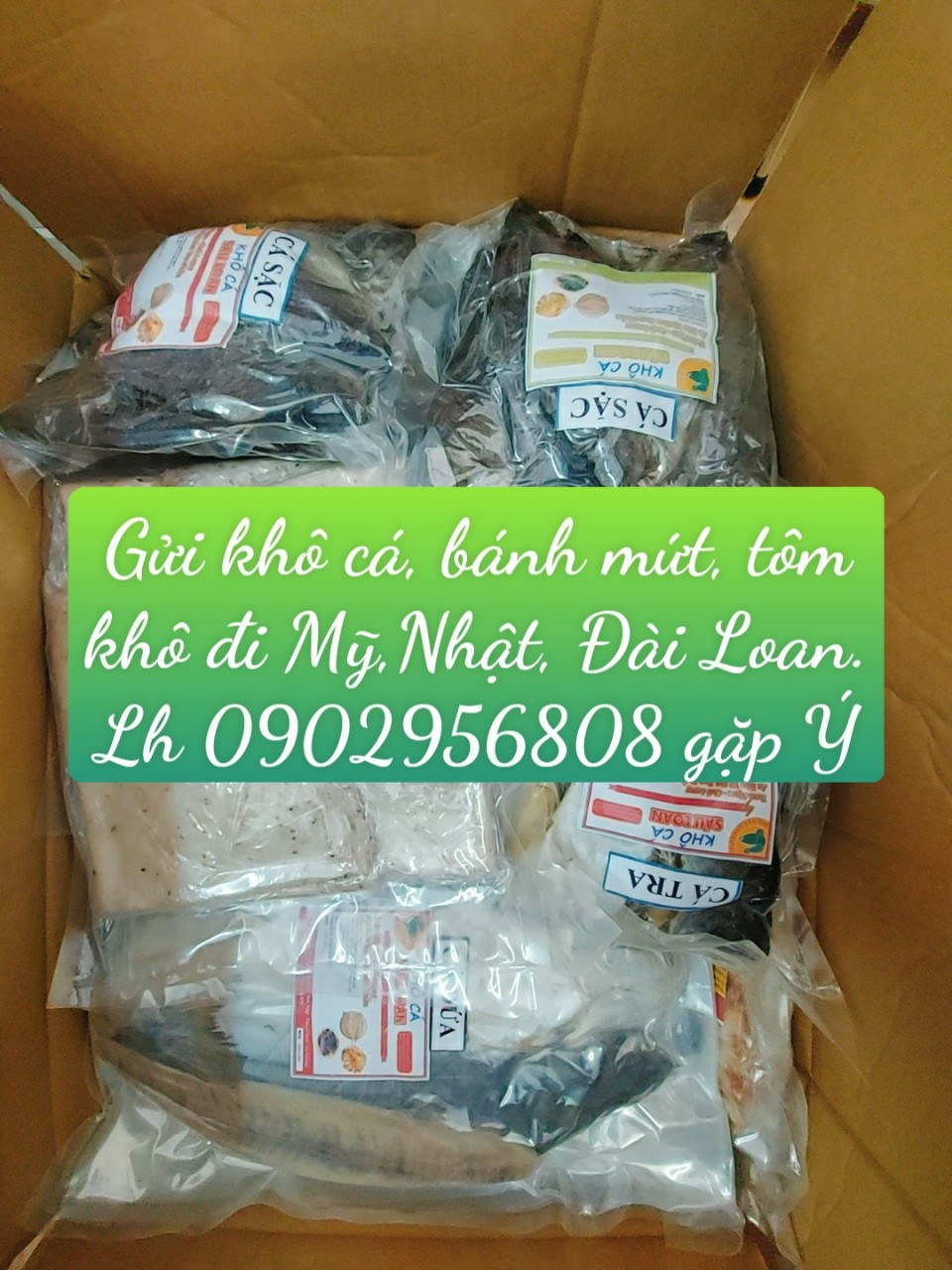 Gửi thực phẩm đi Mỹ tại Đồng Nai