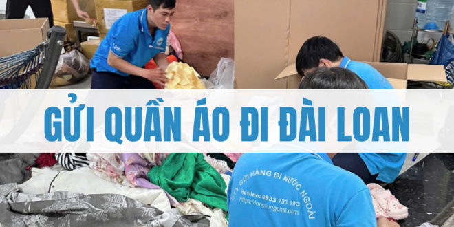 Gửi quần áo đi Đài Loan