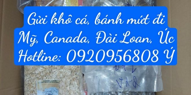 gửi thực phẩm đi Mỹ tại Đồng Nai